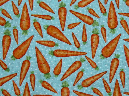 Baumwollstoff Karotten
